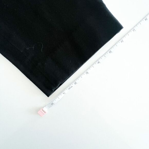 Banana Republic Women's Trouser Pants Sloan Black Petite Size 10 HEMMED - Picture 10 of 10